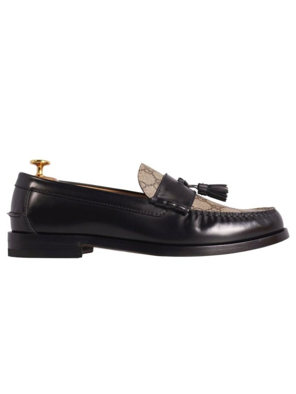Gucci Loafers Moccasins Tassel GG Supreme Leather - Picture 6 of 9